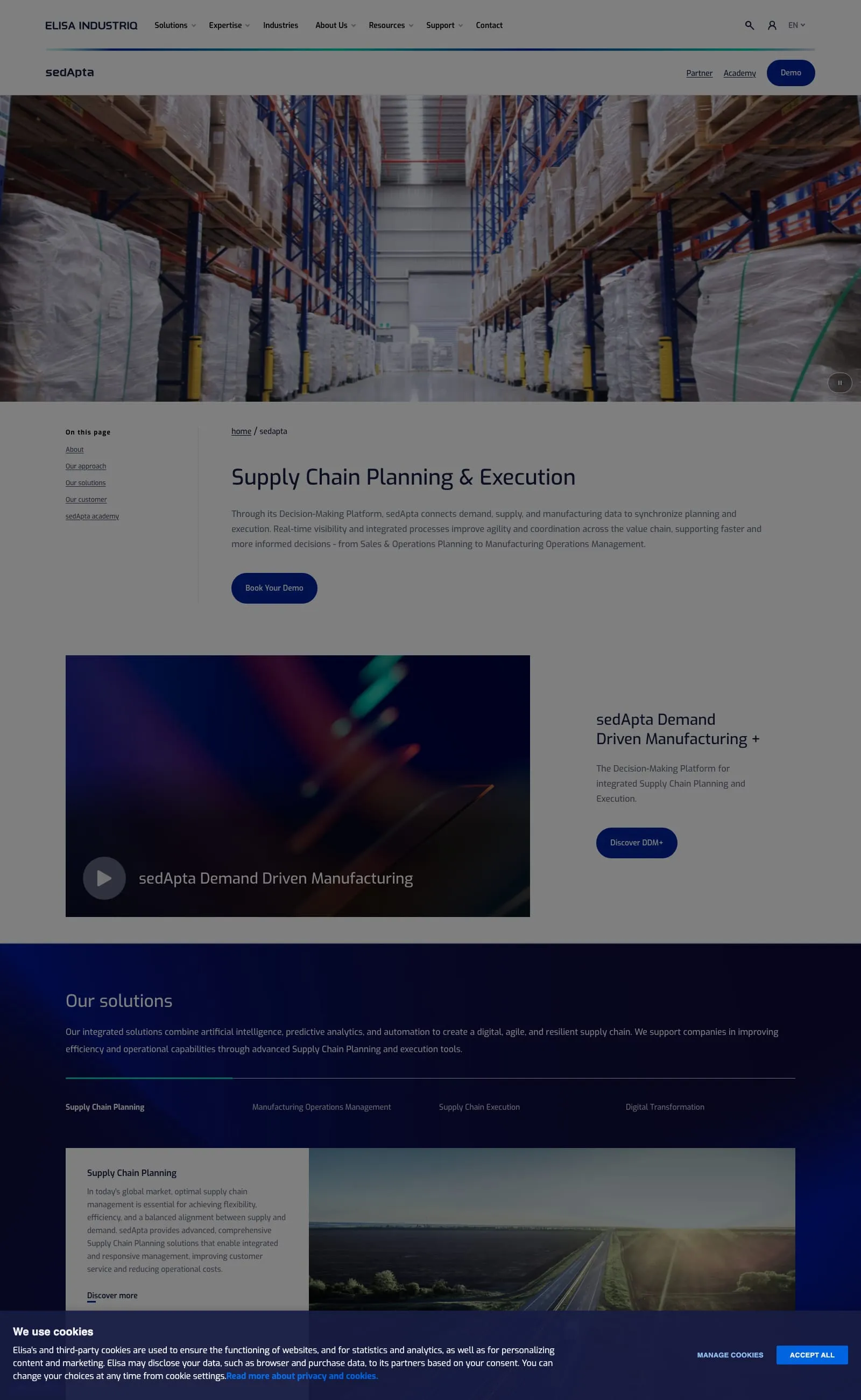 Pagina completa sedApta su elisaindustriq.com