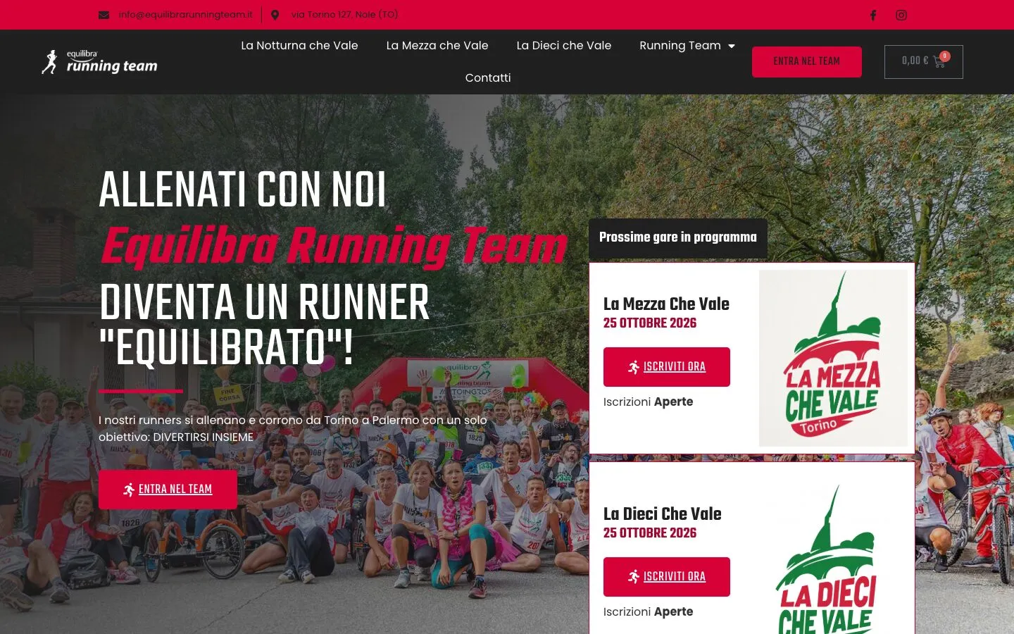 Home page di equilibrarunningteam.com