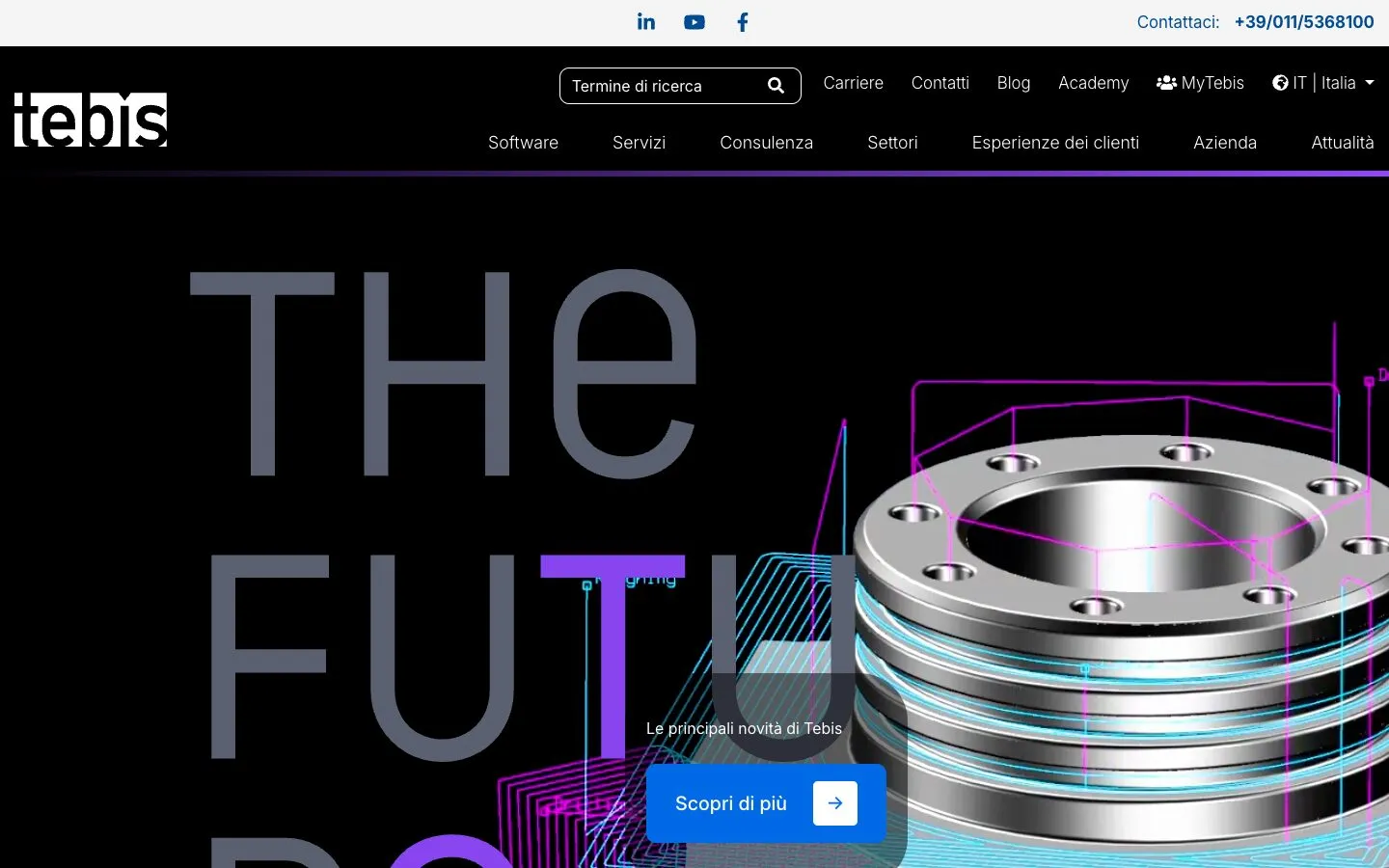 Home page di tebis.com in italiano